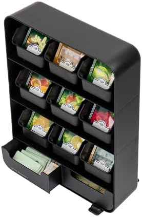 Mind Reader Tea Bag Organizer, Tea Station Organizer, Countertop