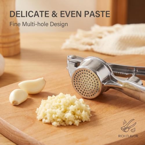 Manual Garlic Press, 5 Types, Alloy/Stainless Steel