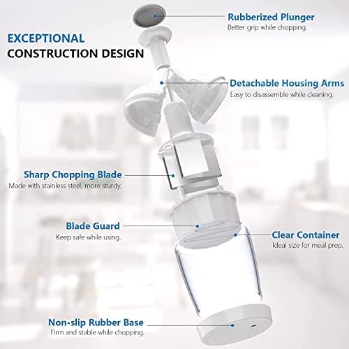 Pamperεd Chef Food Chopper, Vegetable Chopper, Onion Chopper, Garlic