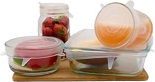 Reusable Silicone Stretch Lids, Food Covers