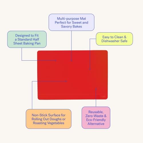 GIR Silicone Baking Mat, Quarter Sheet, 9 x 12 IN
