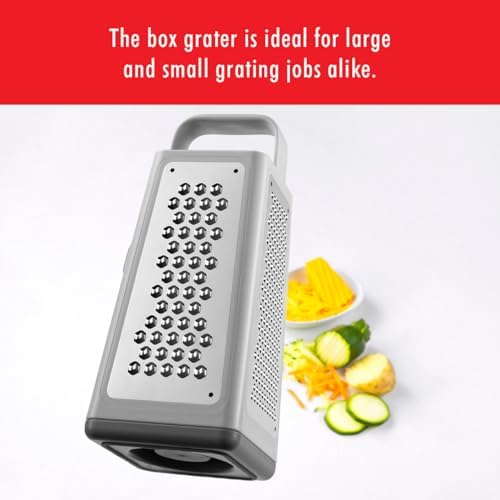 ZWILLING Z-Cut Tower Multifunctional Box Grater, Faster Grating
