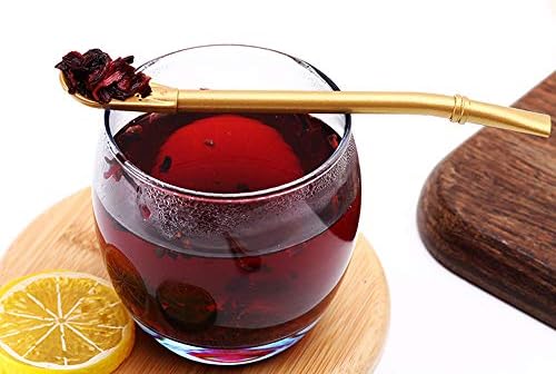 Stainless Steel Straw Filter Spoon, Yerba Mate Bombilla, Loose Leaf
