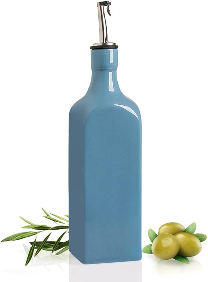 Sweejar 19 Fl Oz Ceramic Olive Oil Dispenser Bottle by Sweejarco1949