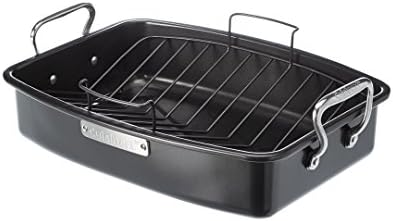 Cuisinart ASR-1713V Ovenware Classic Collection 17-by-13-Inch Roaster with Removable Rack, Silver