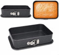 Rectangular Springform Cake Pan 11.02"x7.09"x2.55" - Leakproof