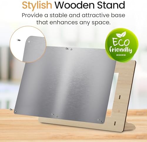 Stainless Steel Magnetic Plate, 17.5 x 11.5 Inches