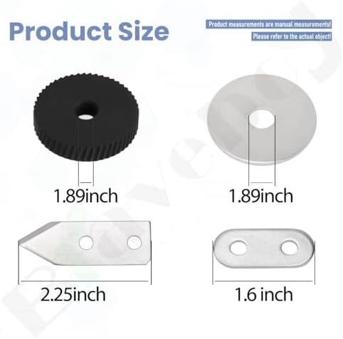 KT1100 Knife and Gear Replacement Kit Compatible with Ed-lund 1, 1S