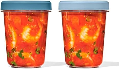 OXO Good Grips 32 oz Twist & Stack Container, 2 Pack