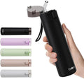 9oz Small Water Bottles with Straw, Mini Water Bottle with One-Hand