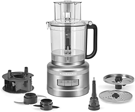 KitchenAid 13-Cup Food Processor, KFP1318, Contour Silver