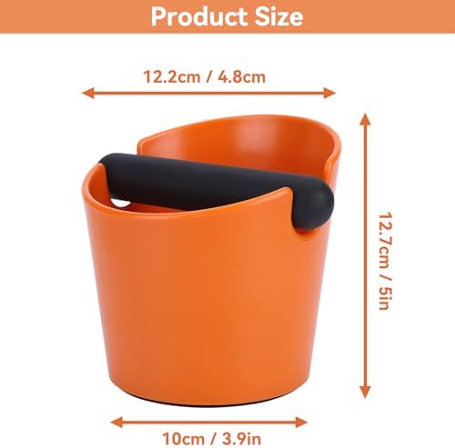 Coffee Knock Box Espresso Knock Box 4.4 Inch Shock-Absorbent Espresso
