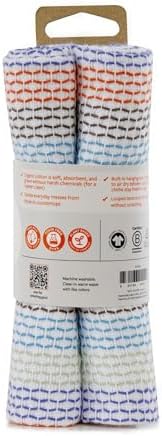 Full Circle Tidy 100% Organic Cotton Dish Cloths, Kitchen Towels
