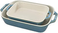 Staub 2-Pc Ceramic Baking Dish Set, Turquoise