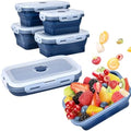 Collapsible Silicone Food Storage Container, Meal Prep Food Storage