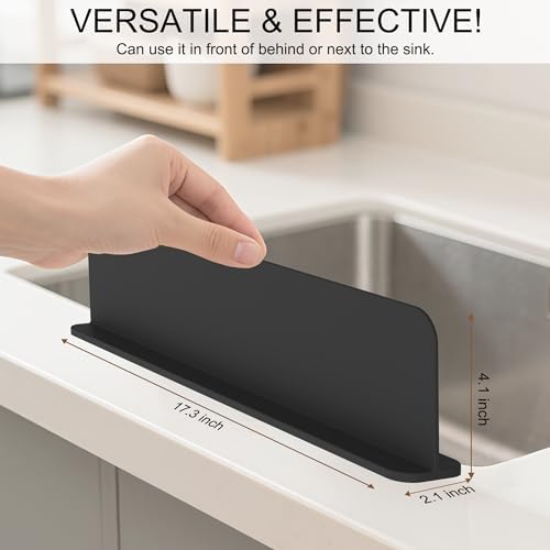 Mofason Silicone Sink Splash Guard for Kitchen Water Splash Guard