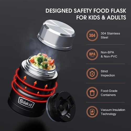 Insulated Food Jar Set – 25.4oz & 17oz Stainless Steel Containers with