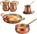 Handmade Turkish Copper Kitchen Set – 5 Piece Hammered Copper-Cookware