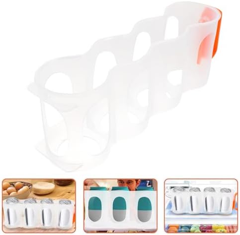 Xmas Can Organizer for Refrigerator, PP Stackable Soda Can Dispenser
