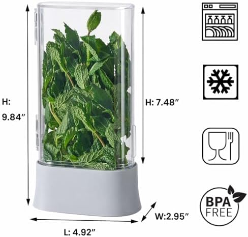 vacane Fresh Herb Keeper for Refrigerator
