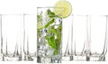 Vikko Drinking Glasses, 12 Oz Drinking Glasses Set of 6, Crystal Clear