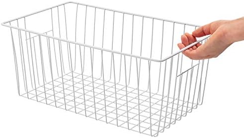 16inch Freezer Wire Storage Organizer Baskets, Household Refrigerator
