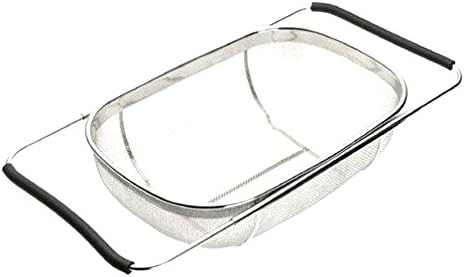Uniware® High Quality Over The Sink Colander Strainer, Large, 13.5 x