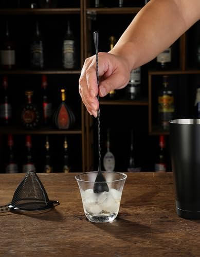 Cocktail Shaker Set - 13-Piece Bar Accessories Kit w/Weighted Boston