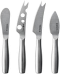 BOSKA Cheese Knife Set Mini Copenhagen, 4 Stainless Steel Knives