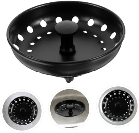 Stainless Steel Sink Strainer Stopper, Universal Fit Drain Cover