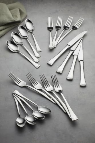 Lenox Portola Teaspoons Silverware Set for 4, Flatware