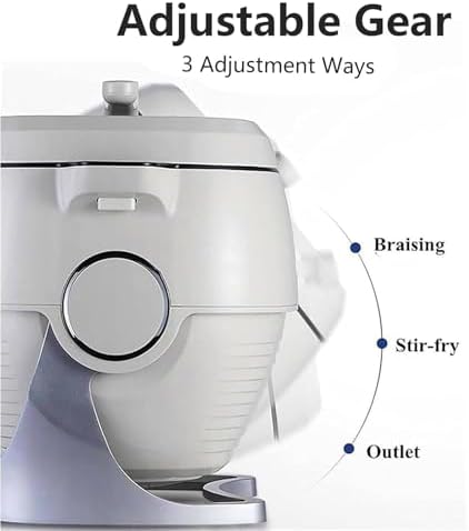 2000W Commercial Food Processor & Automatic Cooker, 6L Capacity