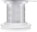Teabloom Stainless Steel Loose Leaf Tea Infuser with Porcelain