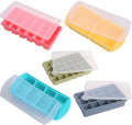 Silicone Freezer Molds Gift Set with 1 Tbsp,2 Tbsp, 1/2, 1, and 2 Cup
