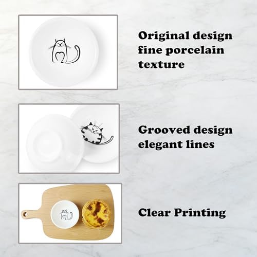 Ceramic Dipping Sauce Dishes Set of 6