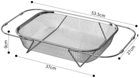 Mesh Colander with Extendable Handles, Extra Large