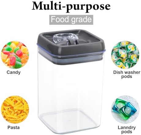 Dishwasher Pod Holder with Lid Laundry Pods Organizer 1.7L Large