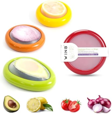 Winb Set of 4 Reusable Fruit and Veggie Savers