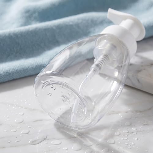 Bekith 12 Pack Foaming Soap Dispenser Bottles, 8oz, Clear