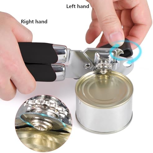 Left Handed Can Opener and bottle bottle openers (Black)