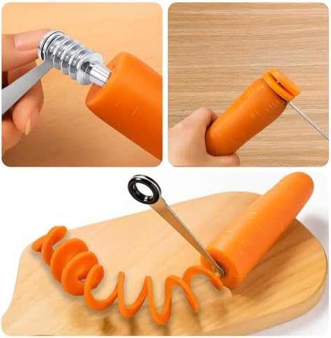 2-Pack Stainless Steel Spiral Vegetable Cutters