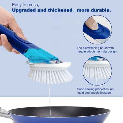 CELOX Dish Brush with Soap Dispenser