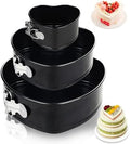 Heart Springform Pan Set, 4/7/9 Inch Nonstick Leakproof