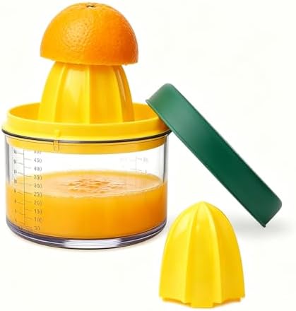 KITCHENDAO Citrus Juicer with Lid, 16OZ