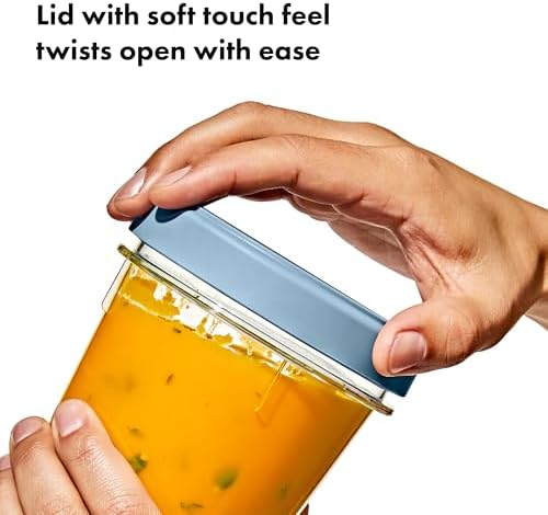 OXO Good Grips 32 oz Twist & Stack Container, 2 Pack