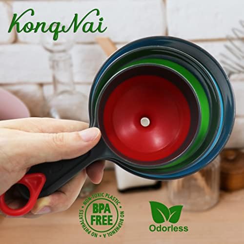 KongNai Canning Funnel for Wide and Regular Jars,Wide Mouth Funnels