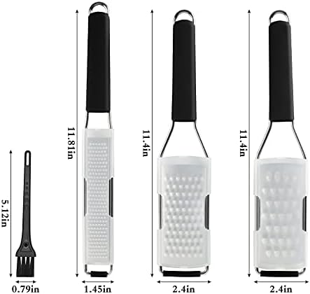 Cambom Lemon Zester Grater Three-piece Suit - Heavy Duty Kitchen Tool