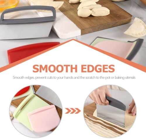 Dough Cutter Scraper with Scale Stainless Steel Multifunctional for