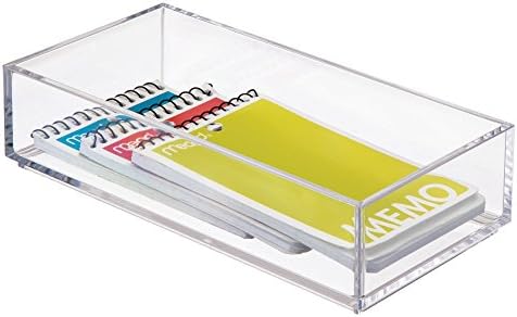iDesign Clarity Plastic Drawer Organizer for Vanity, Countertop