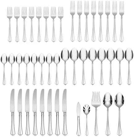 Oneida Juilliard 45-Piece 18/10 Silverware Set for 8, Flatware